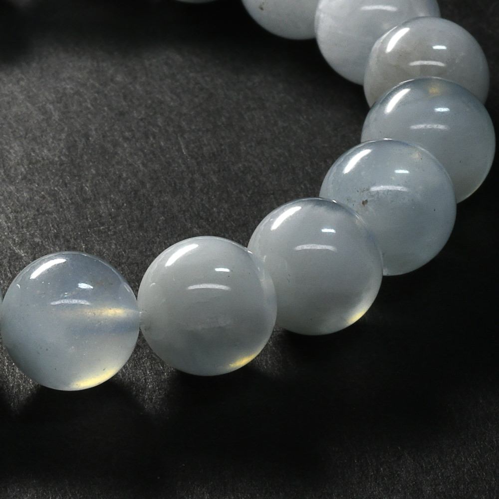 SH026:エンジェルクラウドアクアマリン ブレスレット 11-11.5mm