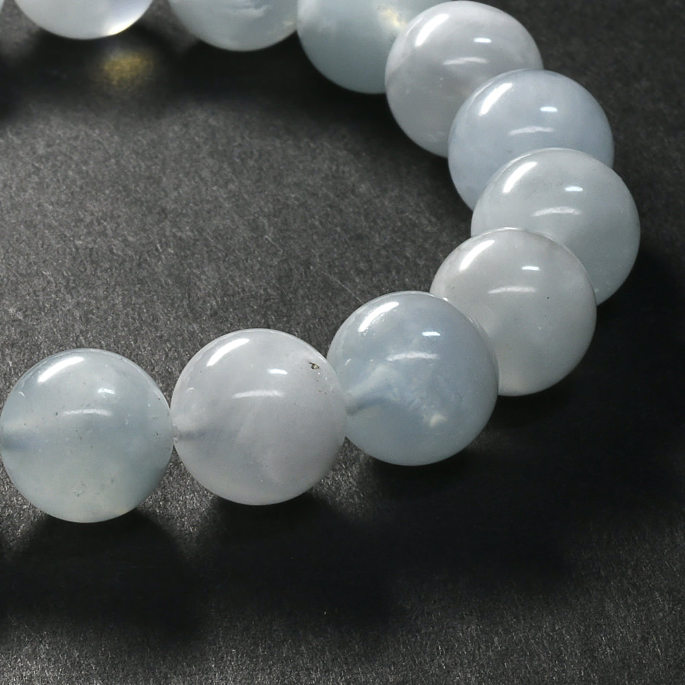 SH028:エンジェルクラウドアクアマリン ブレスレット 10.5mm