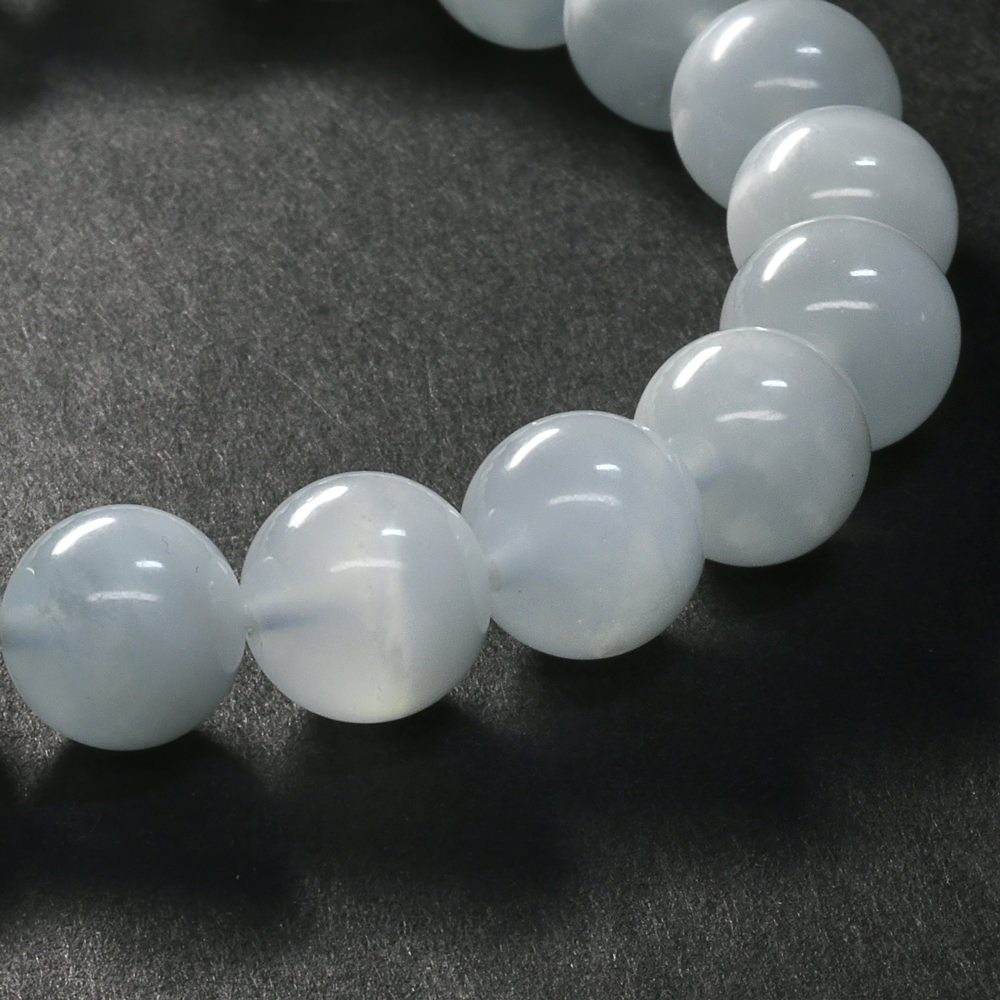 SH029:エンジェルクラウドアクアマリン ブレスレット 10mm
