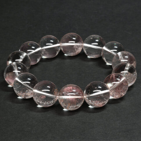 ブラジル産ピンクエンジェルラダークォーツ ブレスレット 18-18.5mm #UC343
