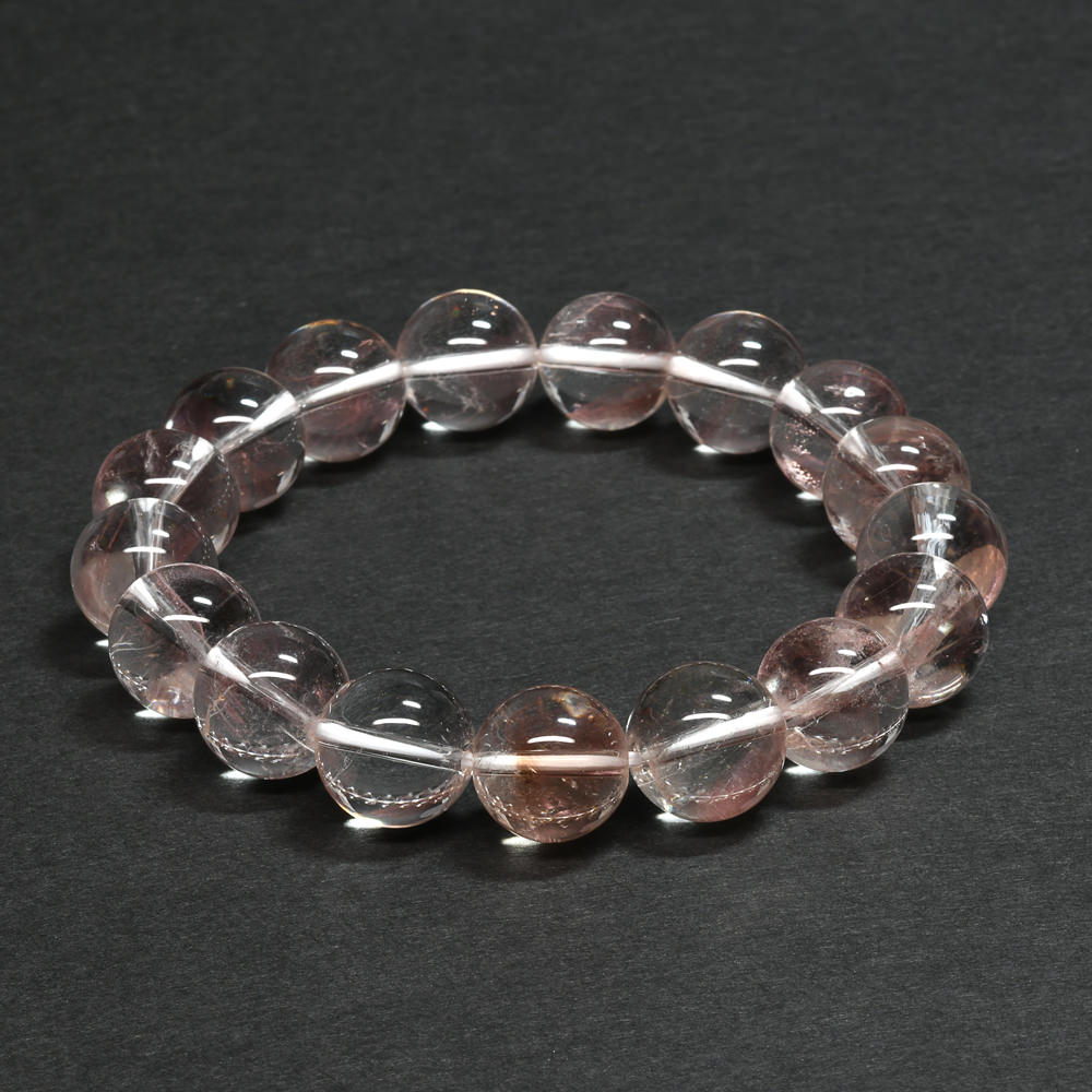 ブラジル産ピンクエンジェルラダークォーツ ブレスレット 12.5mm #UC344