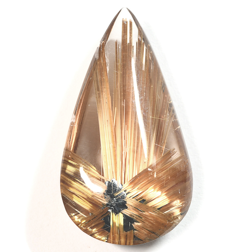 太陽放射タイチンルチルクォーツ ルース 29.088ct